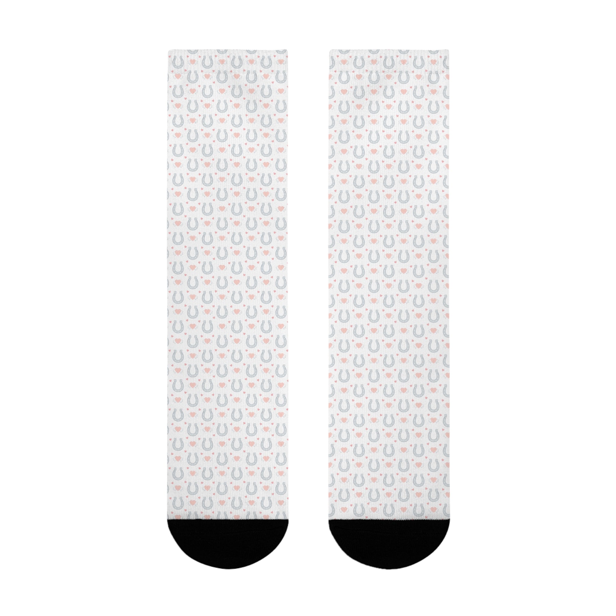 Pastel Rainbow Pattern Crew Socks | Sublimation Socks