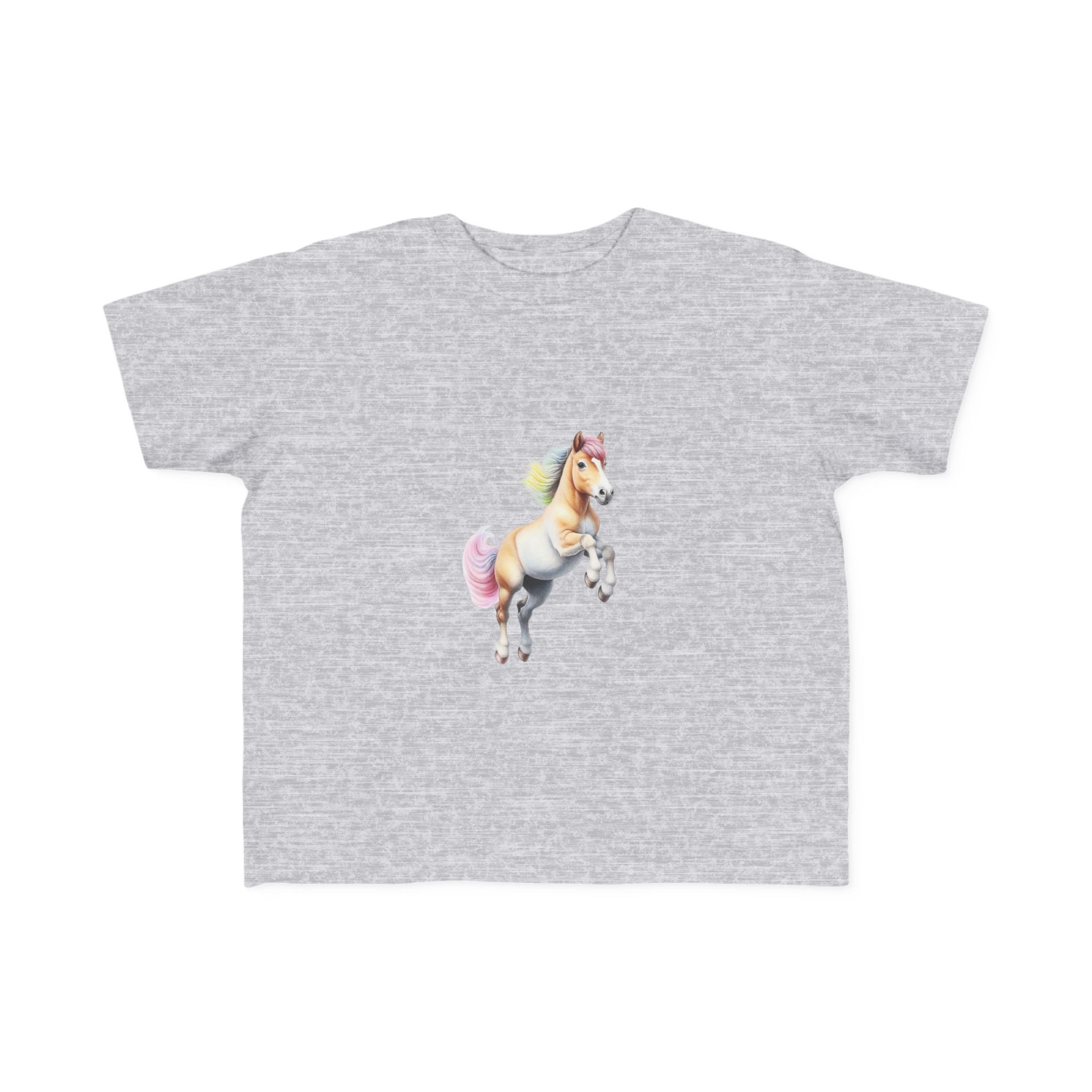 Toddler Unicorn Tee — Pastel Rainbow Magical Horse Shirt for Kids
