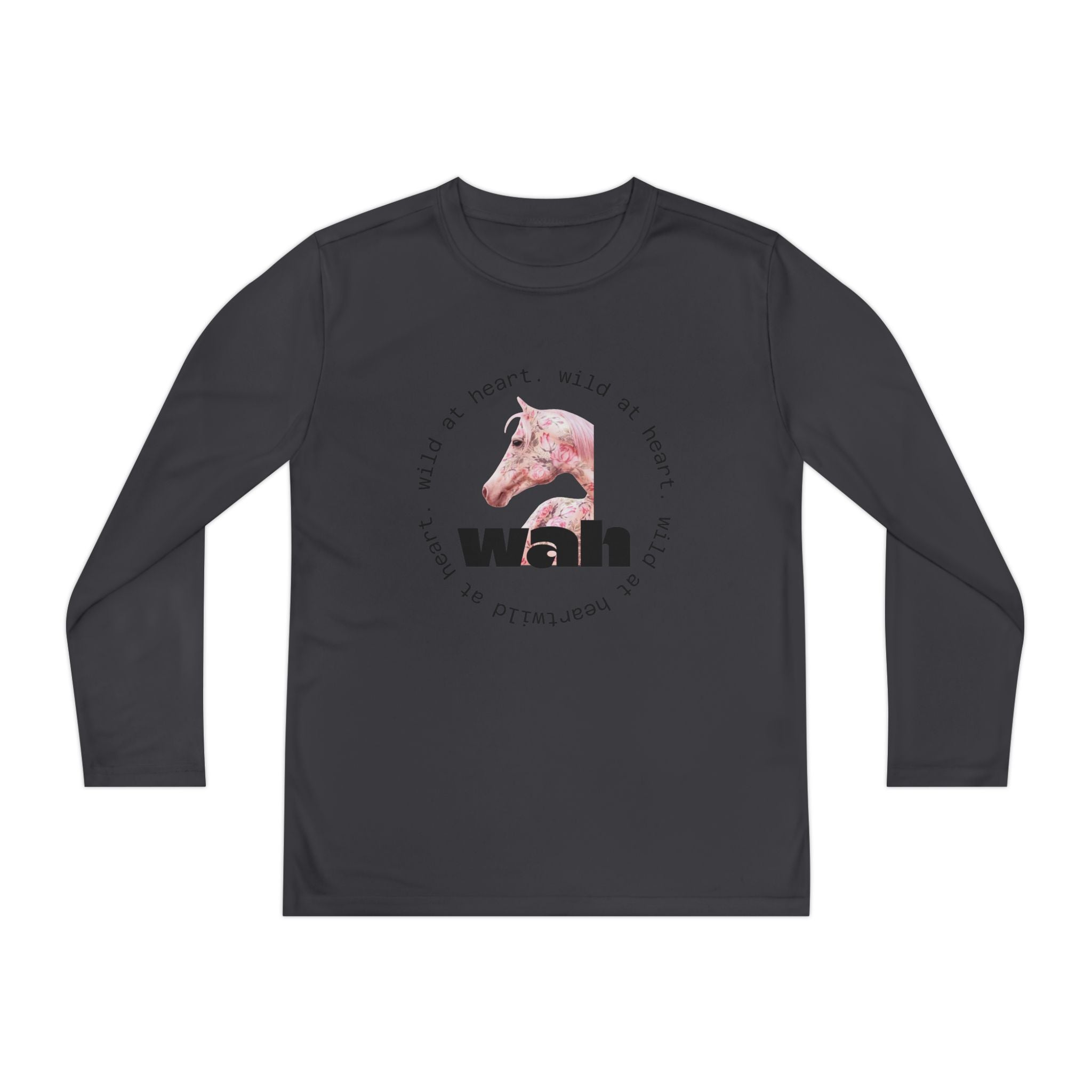'Wild at Heart' Horse Long Sleeve Graphic Tee