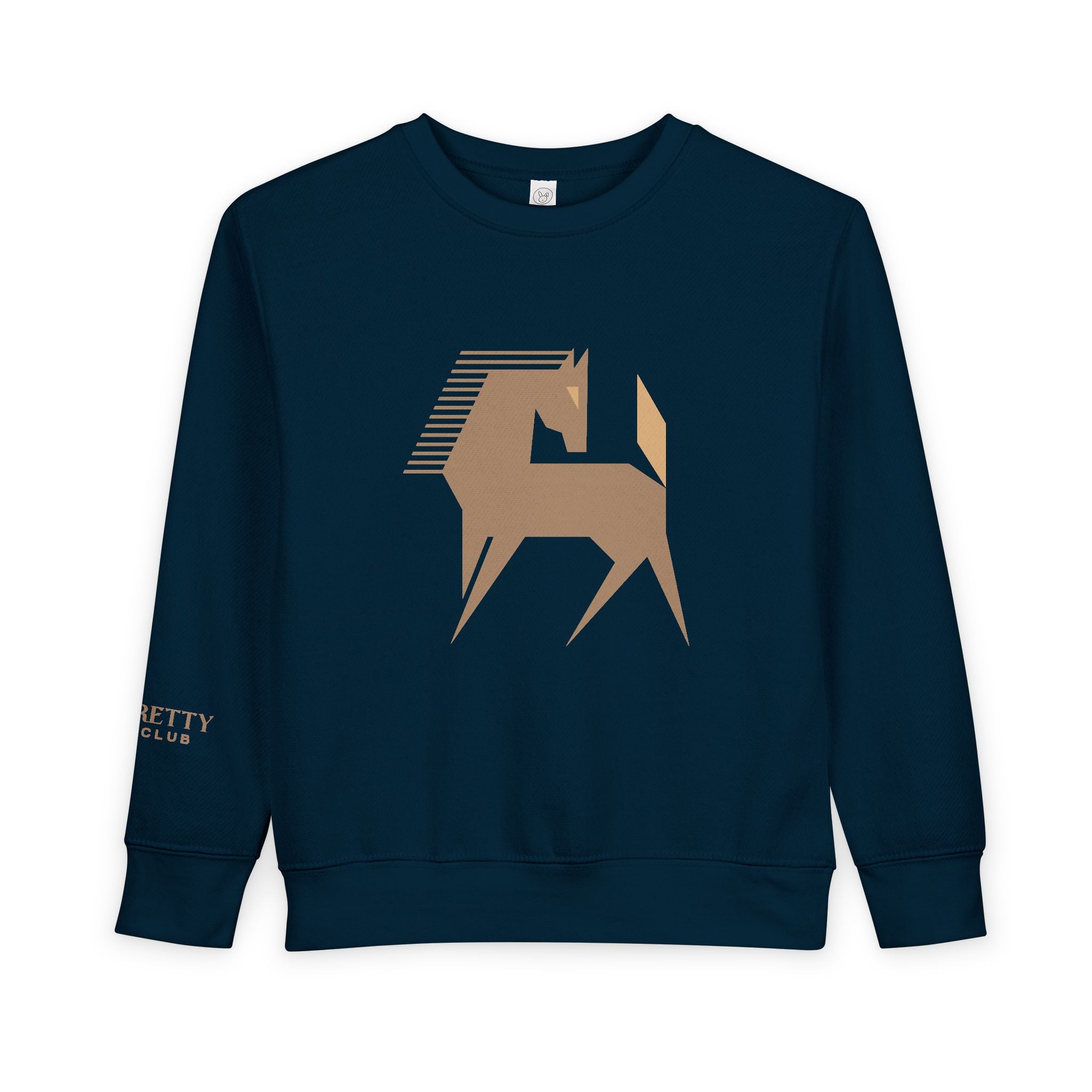 Geometric Pony Toddler Sweatshirt | Minimal Horse Graphic