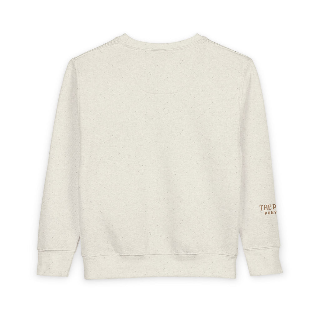 Geometric Pony Toddler Sweatshirt | Minimal Horse Graphic