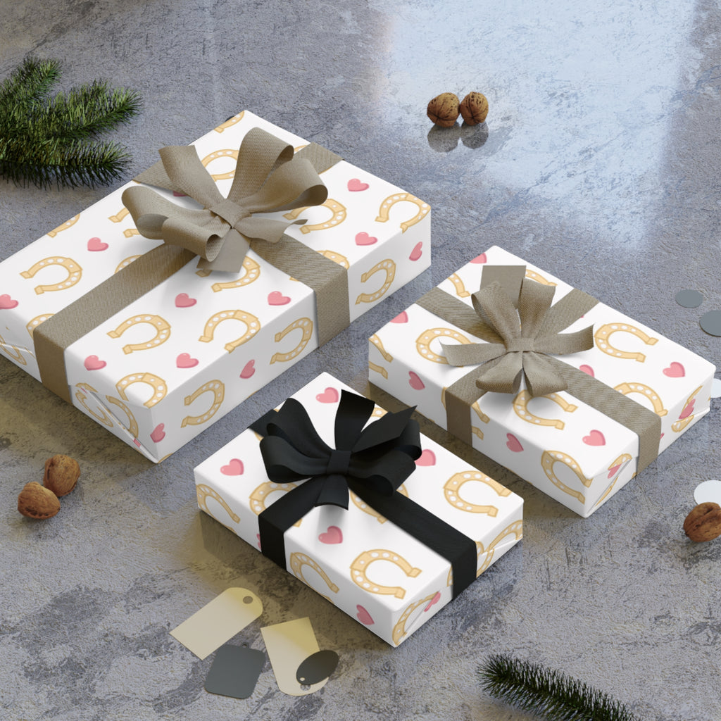 Gift Wrapping Paper Rolls - Pony Lover Design