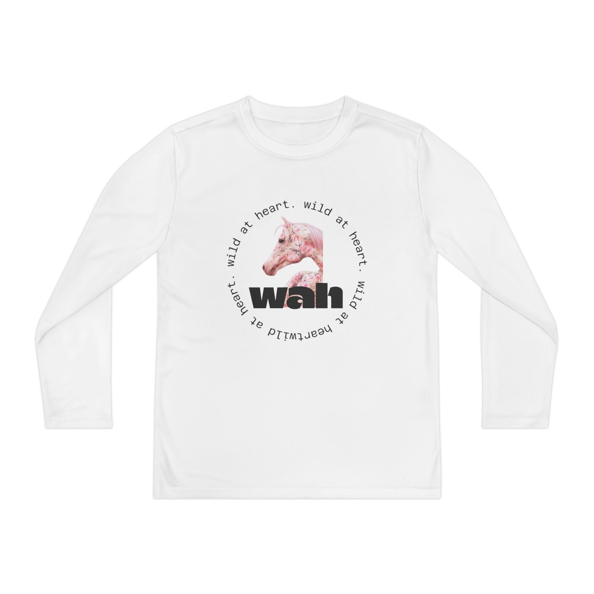 'Wild at Heart' Horse Long Sleeve Graphic Tee