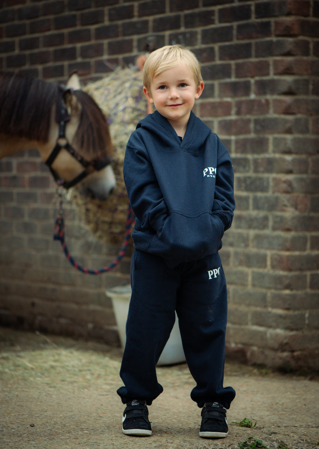 Boys’ Personalised PPC Equestrian Tracksuit – Navy