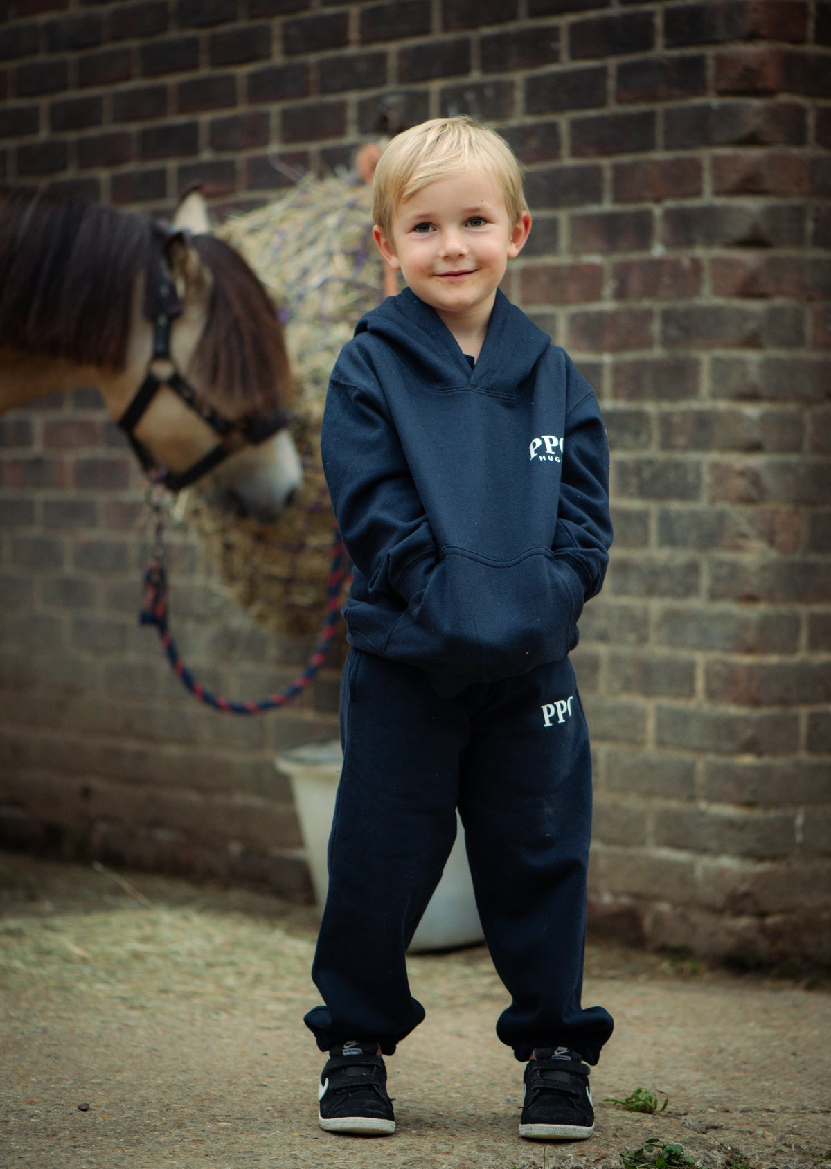 Boys’ Personalised PPC Equestrian Tracksuit – Navy
