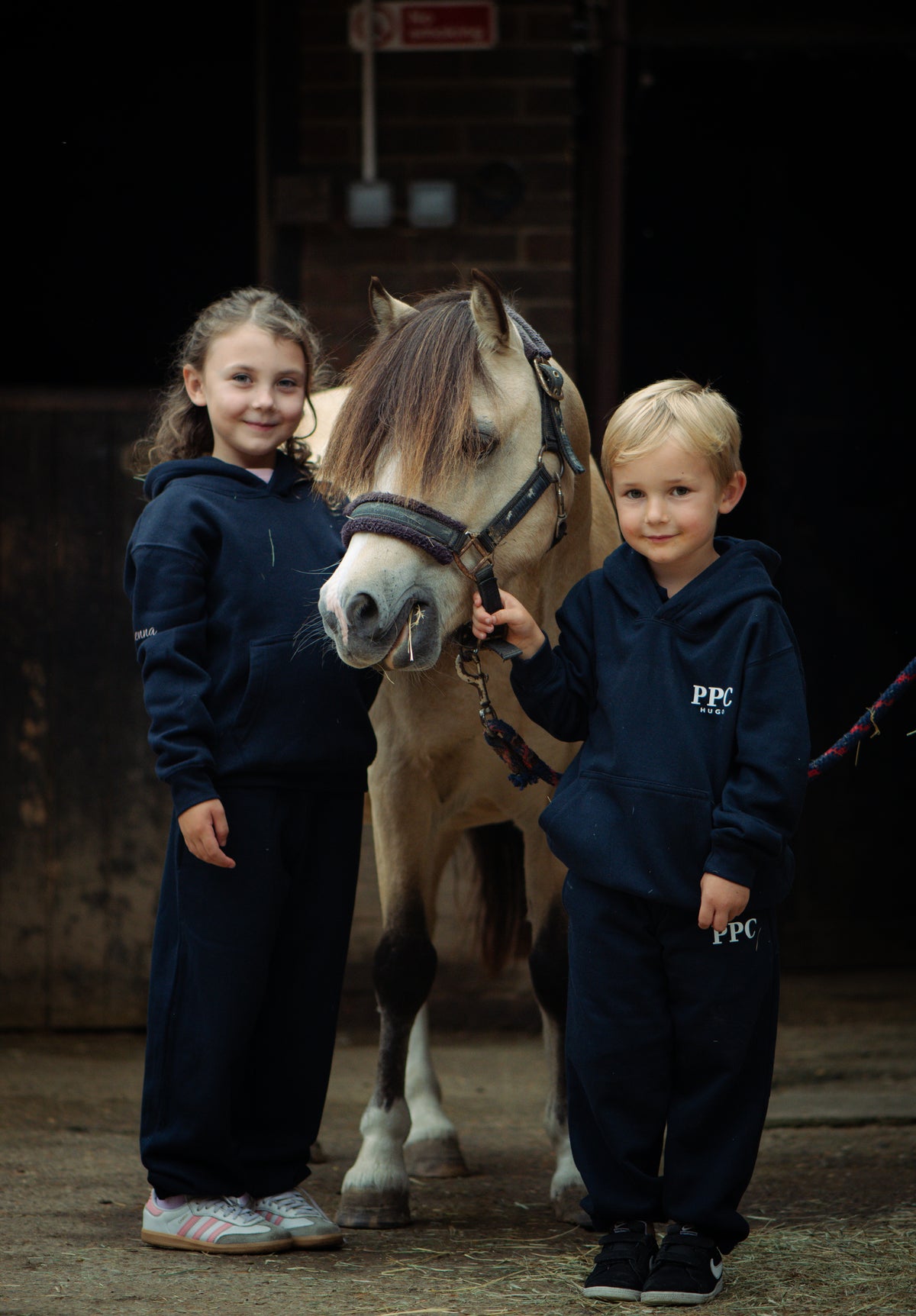Boys’ Personalised PPC Equestrian Tracksuit – Navy