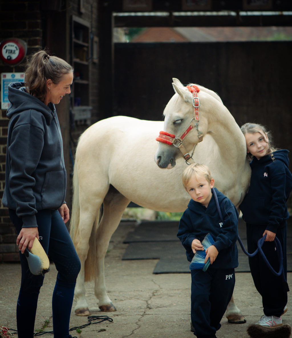 Boys’ Personalised PPC Equestrian Tracksuit – Navy