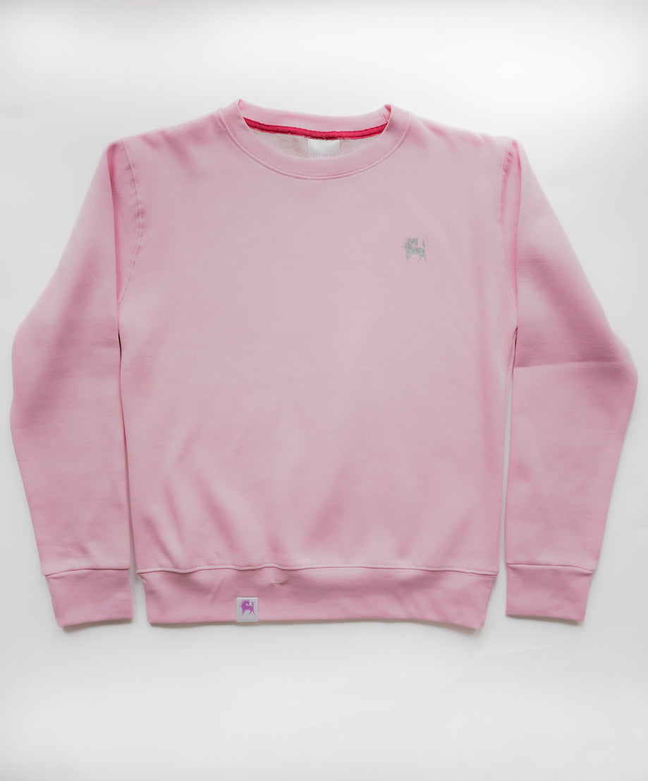 Pretty Pink Tracksuit with Silver Glitter Logo